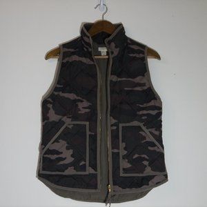 J. Crew Camo Women's Vest, XS